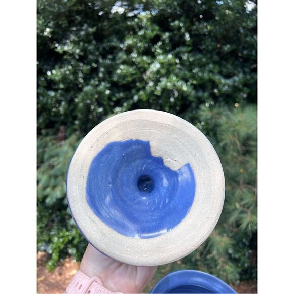 Vintage Shelton Pottery Canister Seagrove NC - Picture 6 of 9